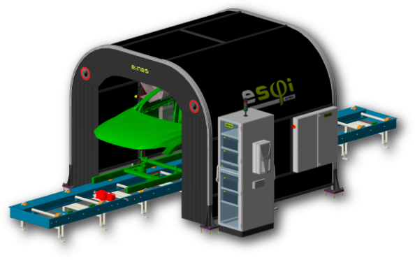 The measurement system is able to detect paint inclusions