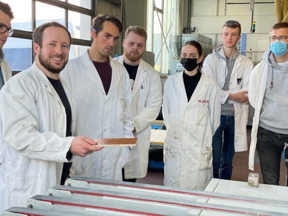 Gruppenfoto im Technikum