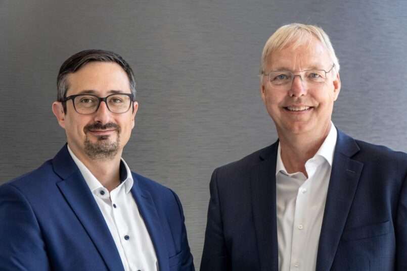 Gemeinsames Foto von Prof. Dr. Holger Kaßner und Dr. Andreas Zielonka