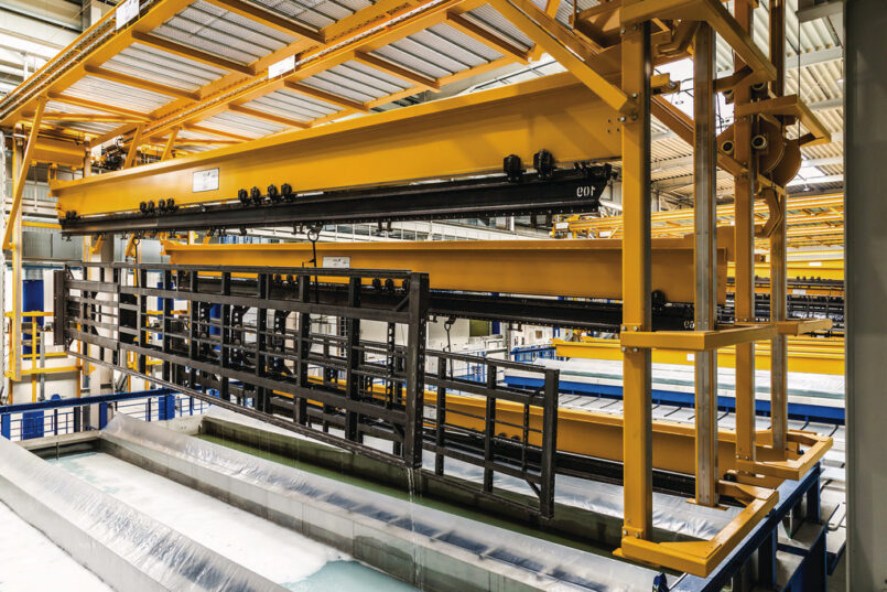 The new plant offers a high level of automation. Image: Krone