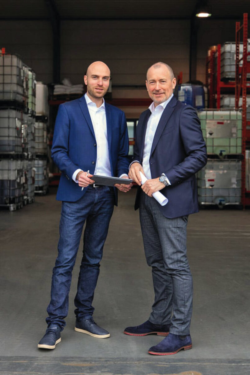 Dr. Nils Monreal (li.) und Stephan Zegers haben Anfang des Jahres die Geschäftsführung bei Alufinish übernommen. Foto: Alufinish