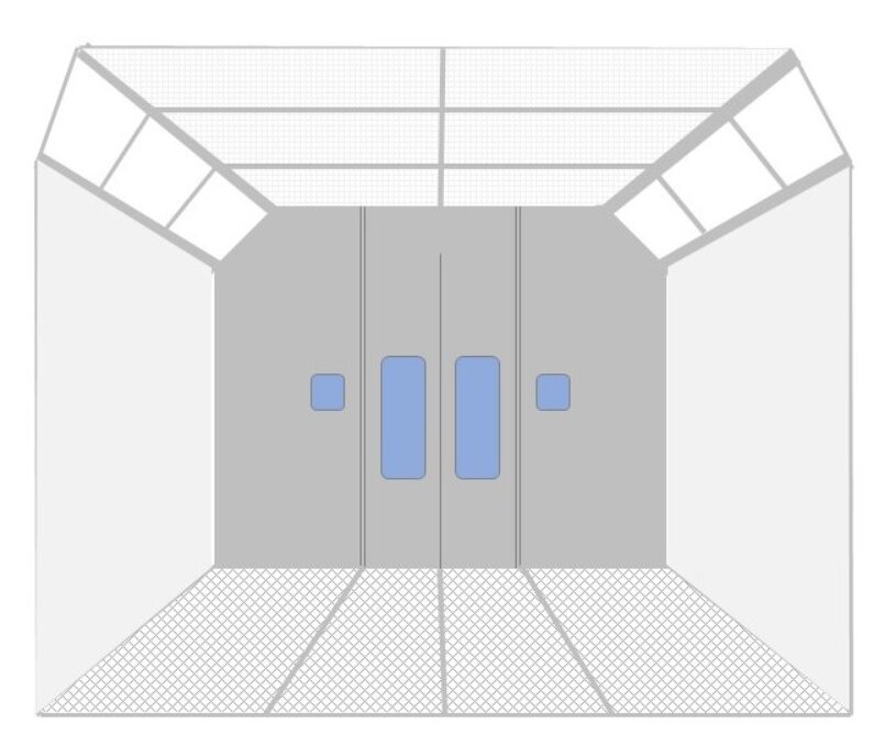 Auch neue Konzepte für Lackierkabinen und die dazugehörige Anlagentechnik werden in der BESSER LACKIEREN Expo vorgestellt. Grafik: Redaktion