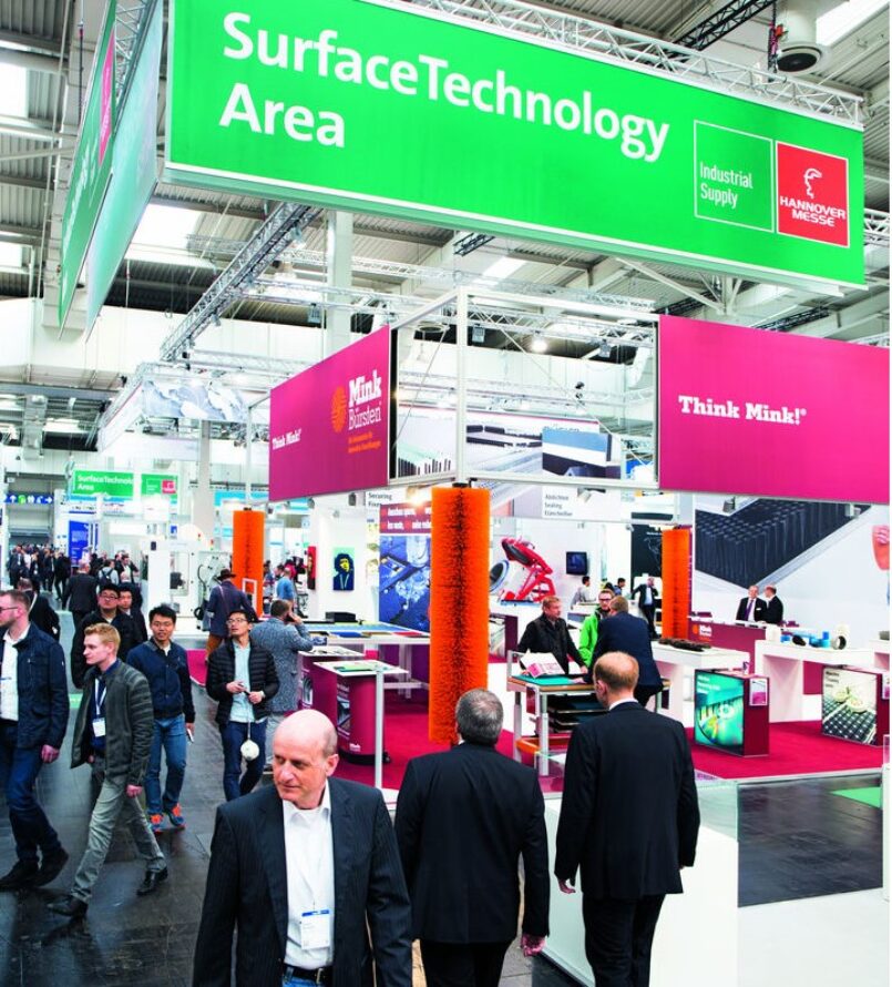 Die SurfaceTechnology Area ist interessant für Beschichter. Foto: Deutsche Messe AG