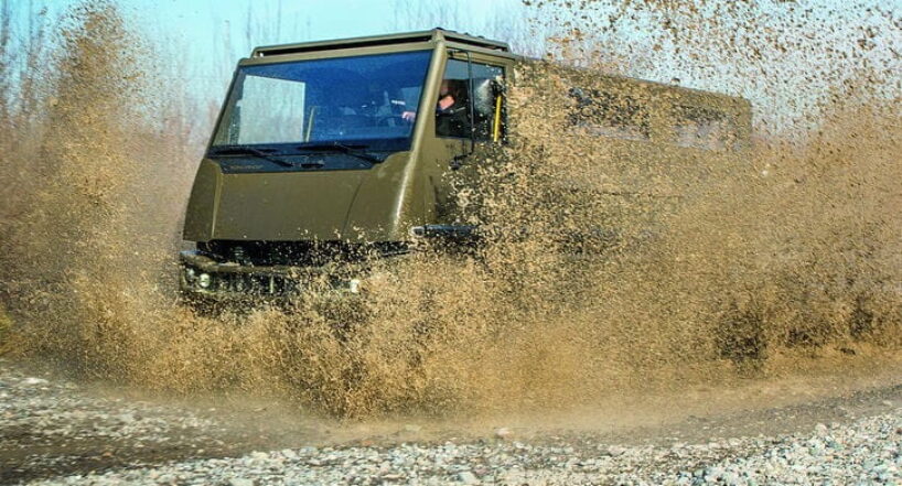 Die Beschichtung des „Duro“ muss widerstandsfähig sein. Foto: General Dynamics European Land Systems-Mowag