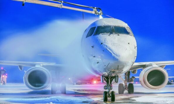 De-icing of an aircraft