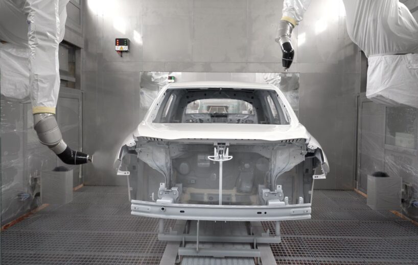 automotive coating paint shop at togg in turkey