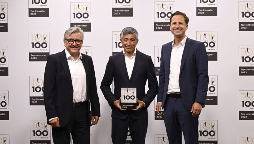 J. Wagner GmbH wird als Top100 Innovator ausgezeichnet.