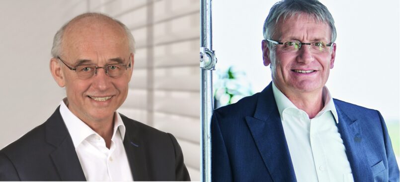 Werner Mader, Geschäftsführer der GSB International, und Thomas Lauritzen, Vorsitzender des A/U/F.